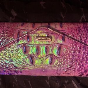Brahmin Purple Iris Melbourne Veronica Wallet
